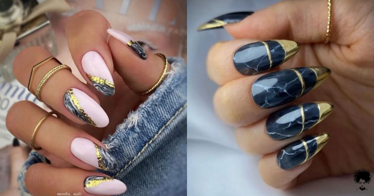 30 Idées D’ongles en Marbre À Couper Le Souffle Que Vous Adorerez