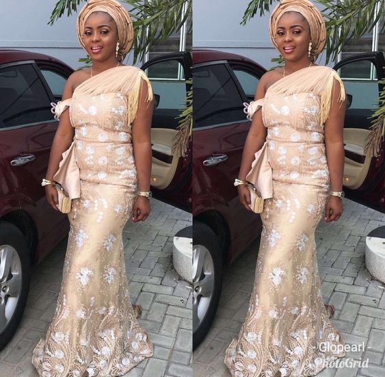 2019 Absolutely Beautiful Asoebi Long Gown Styles