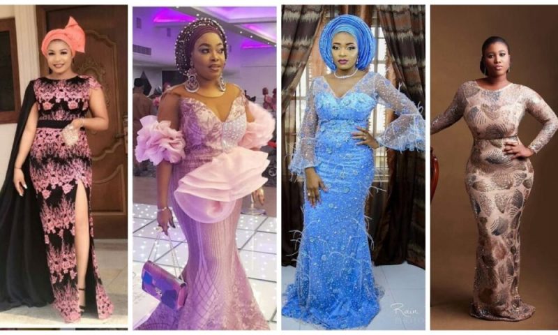Beautiful Aso-Ebi Long Gown Styles You Should Consider