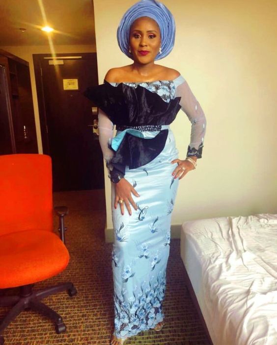 2019 Absolutely Beautiful Asoebi Long Gown Styles