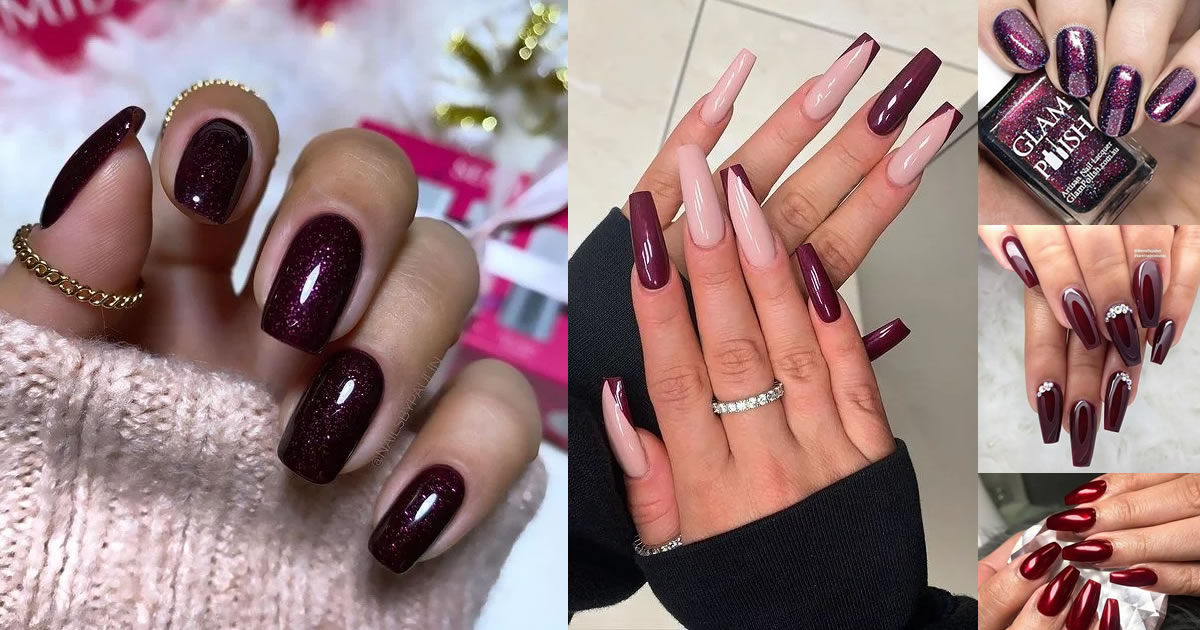 55 Sultry Burgundy Nail Ideas to Bring out Your Inner Sexy in 2023