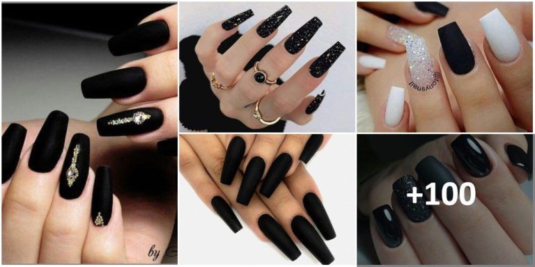 120+ BLACK ACRYLICS【Nail Design】IDEAS 🖤🖤 【The Best of 2022】
