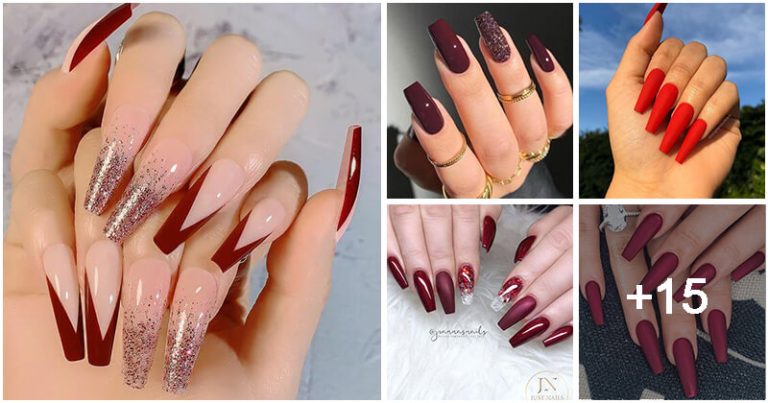 20 Catchy Red Nails That You Can Rock Year-Round