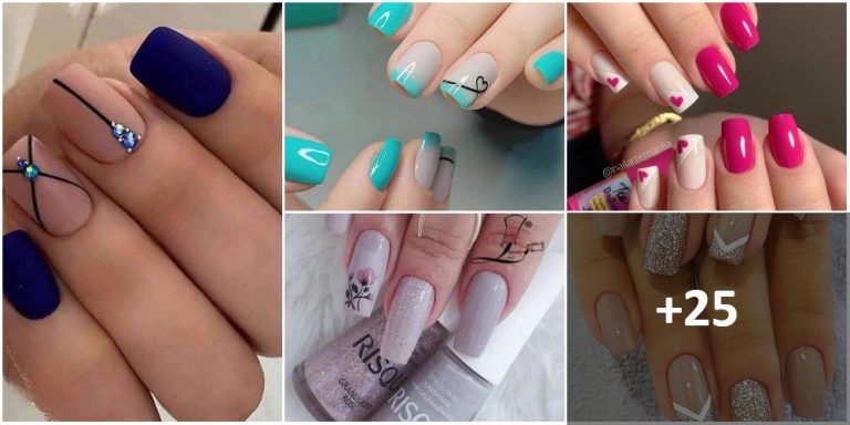 BEAUTIFUL SQUARE NAILS【+25 Images of this trend】💅😍