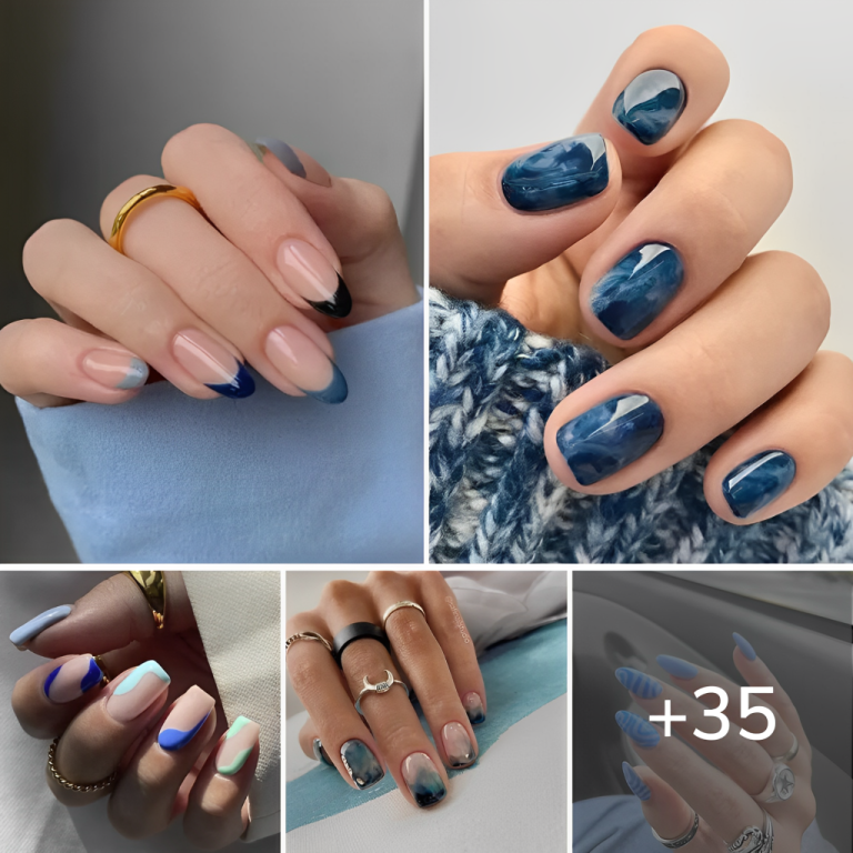 40+ Gorgeous Blue Nails For A Refreshing Manicure