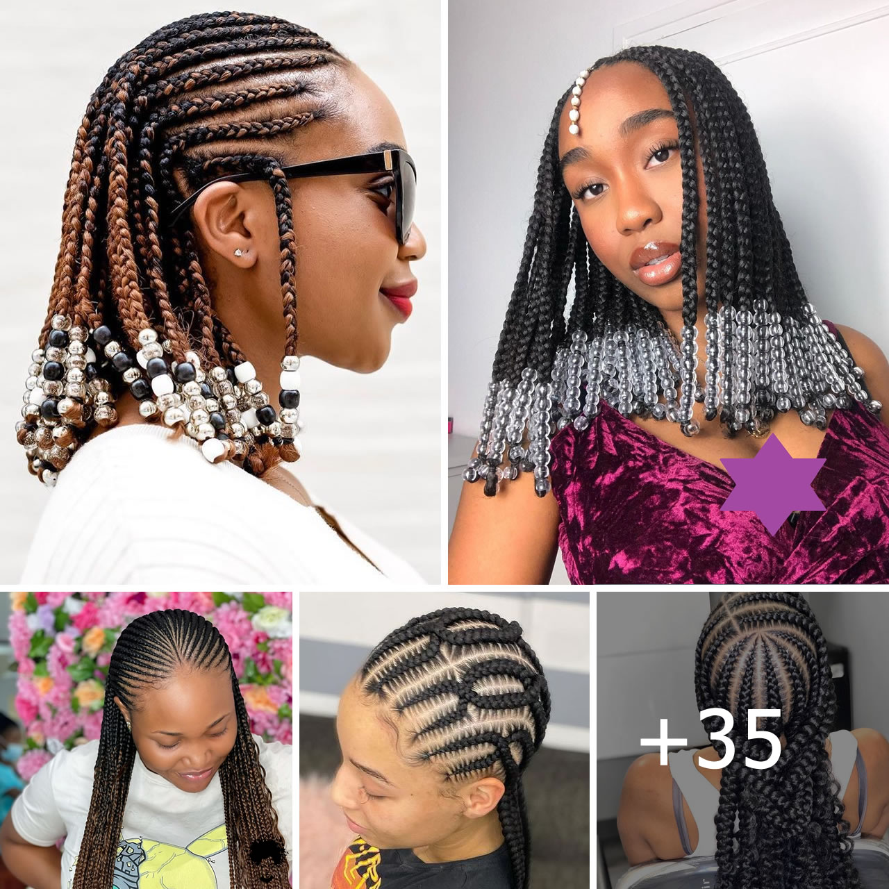 35 Beautiful Cornrow All-Back Styles For 2024