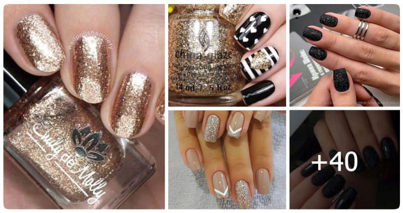 43 Photos: Sparkly New Years Nails Designs For Every Kind Of Night