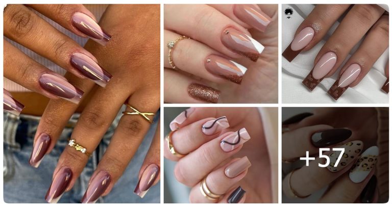 57 Trendy Brown Nail Designs & Ideas to Try