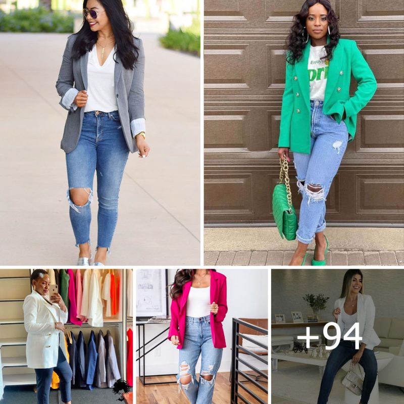 94 Simple Yet Stylish Ways to Wear a Blazer With Jeans