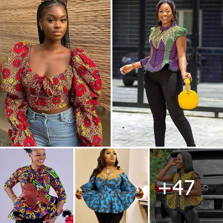 47 Most Gorgeous Ankara Tops for Your Skirt and Trousers