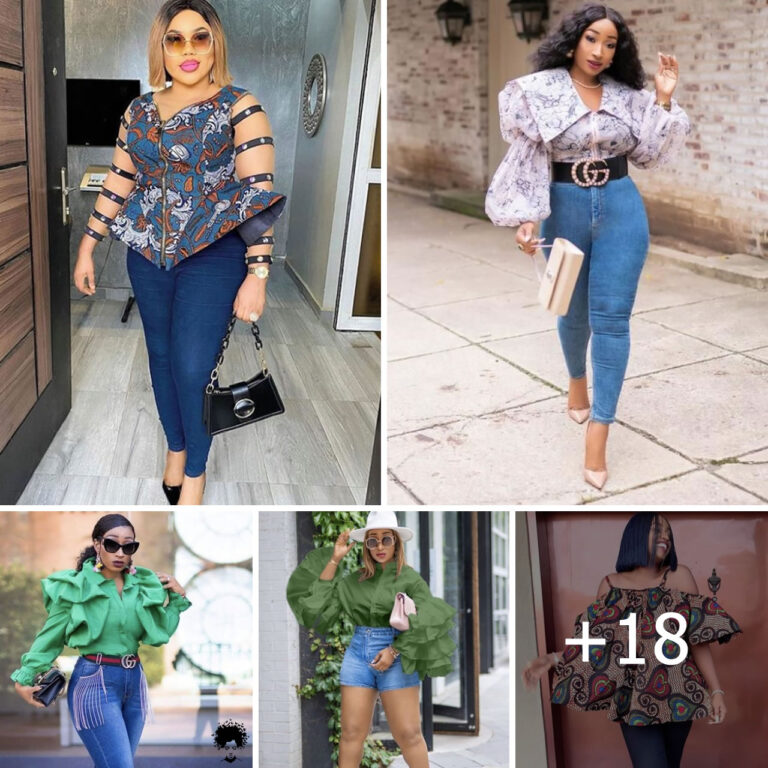 Classy Tailor Made Blouse Styles for Weekend Slay.