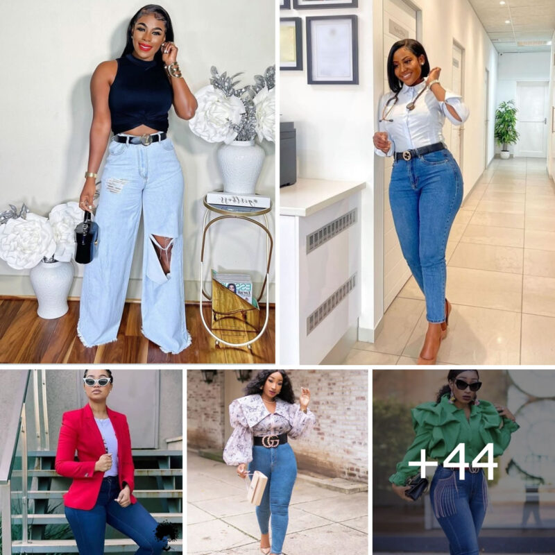 30 Creative Styles to Look Fabulous in Blue Jeans Trousers