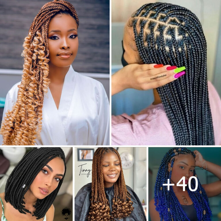 40 Box Braids Hairstyles to Try When You’re Bored with Your Look