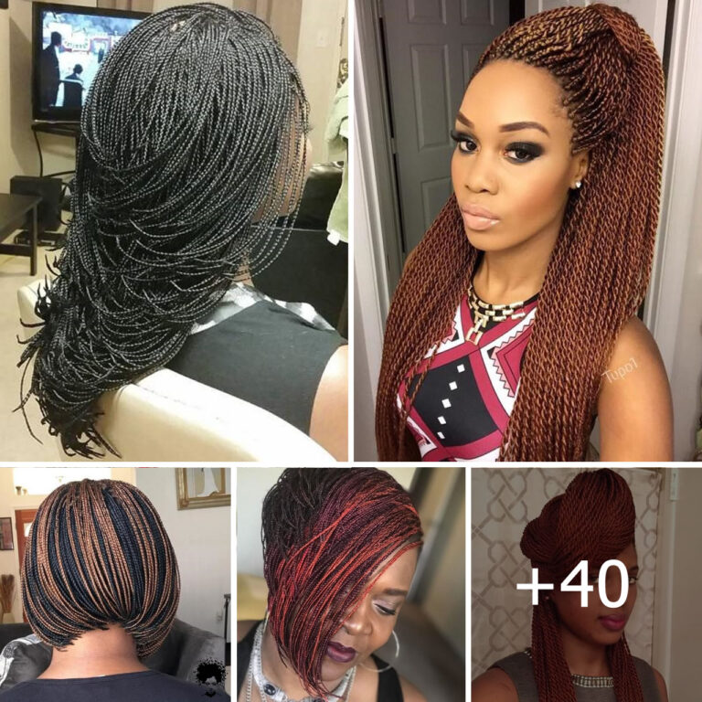 40 Ideas of Micro Braids and Invisible Braids Hairstyles