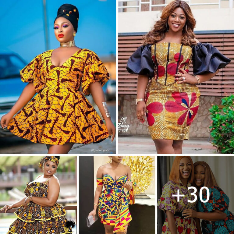 Chic And Classy Ankara Short Gown Styles
