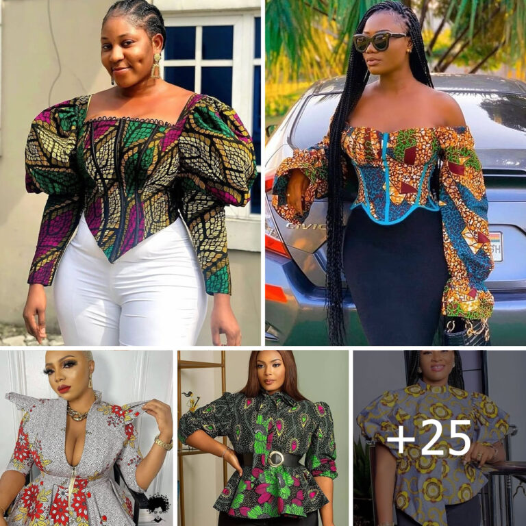 Latest ankara blouse designs/Ankara blouse/top styles 2024