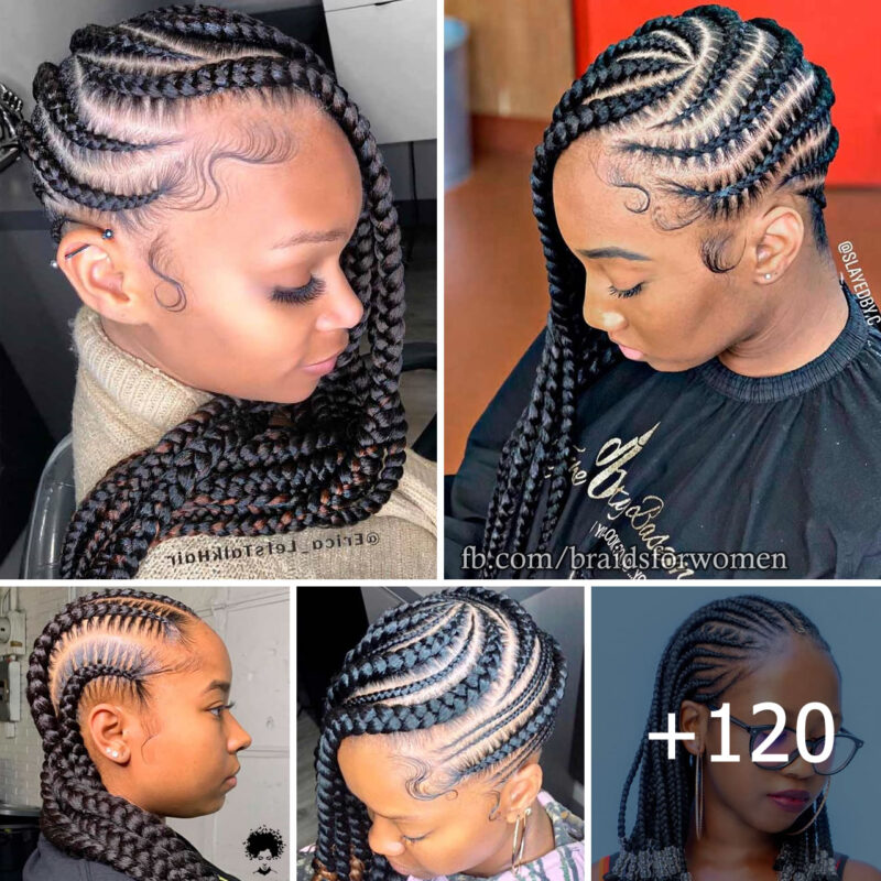 120 Trendy & Stylish Cornrow Braids Hairstyle Ideas