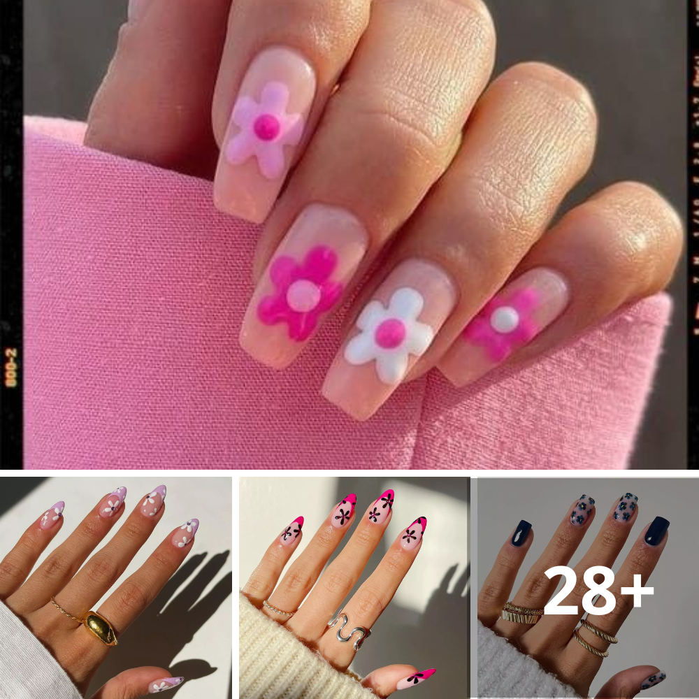Explore 15+ Vintage-inspired Flower Nail Designs