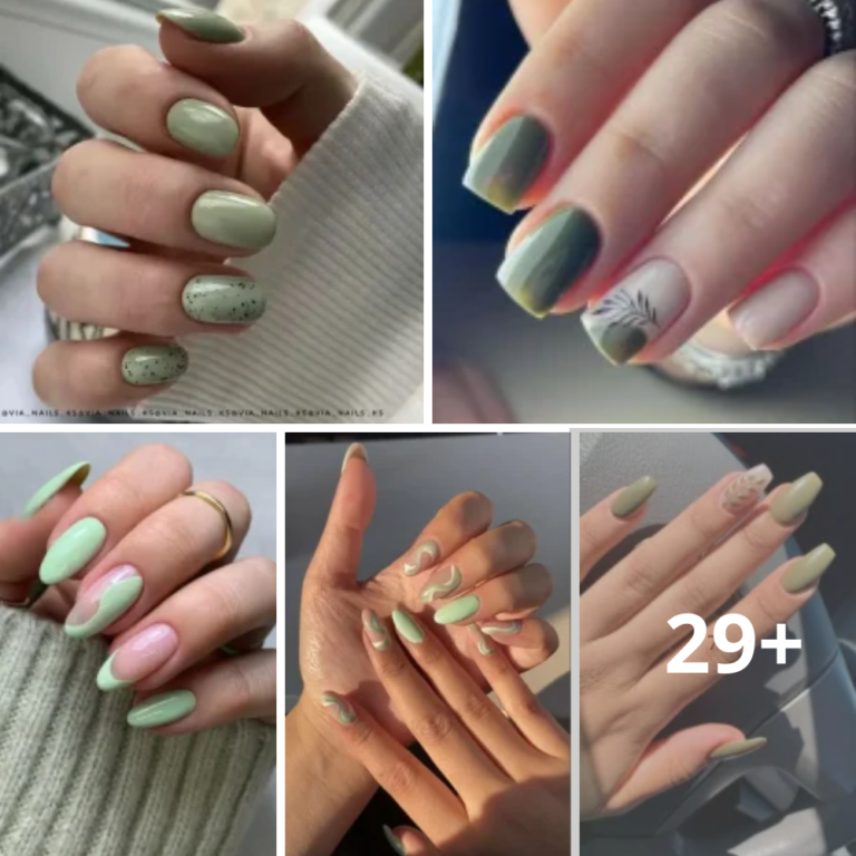 45 Sage Green Nails to try This Month