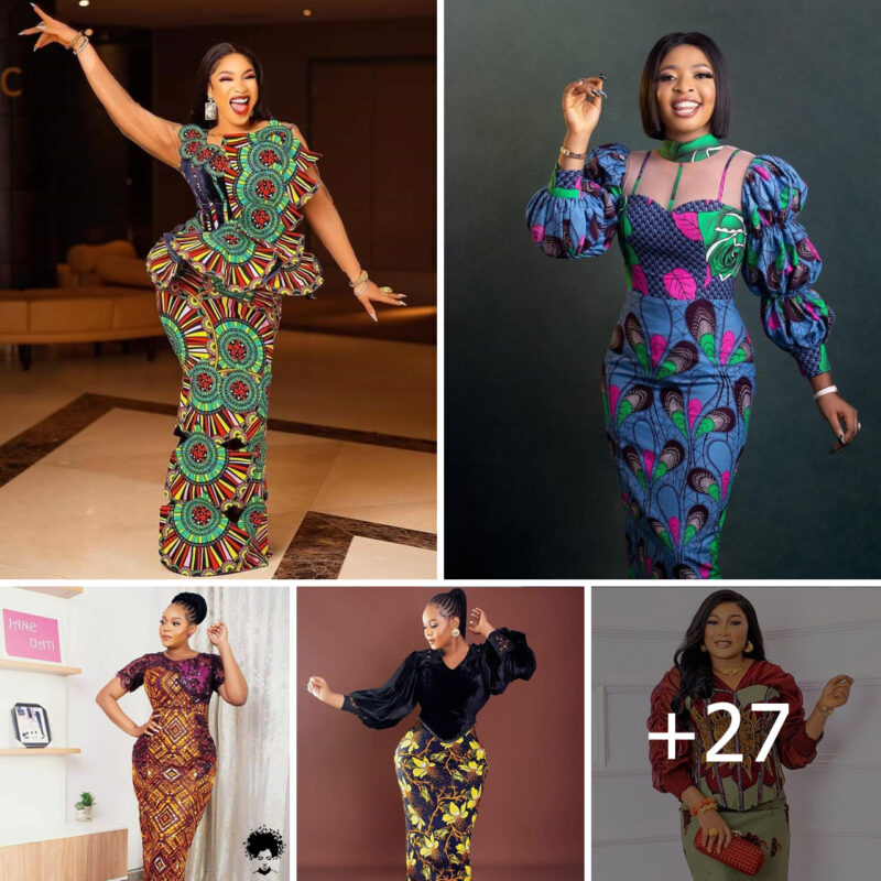 25+ Trendy And Elegant Ankara Long Gown Styles That Sparkles.