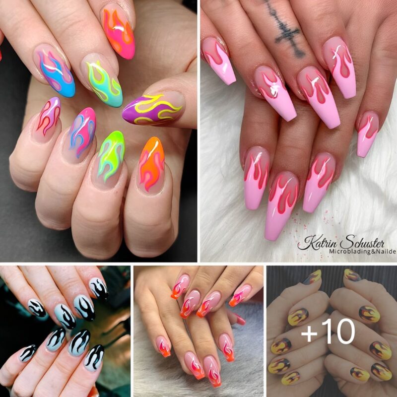 10 flame manicure designs to make your hands look ‘on fire’