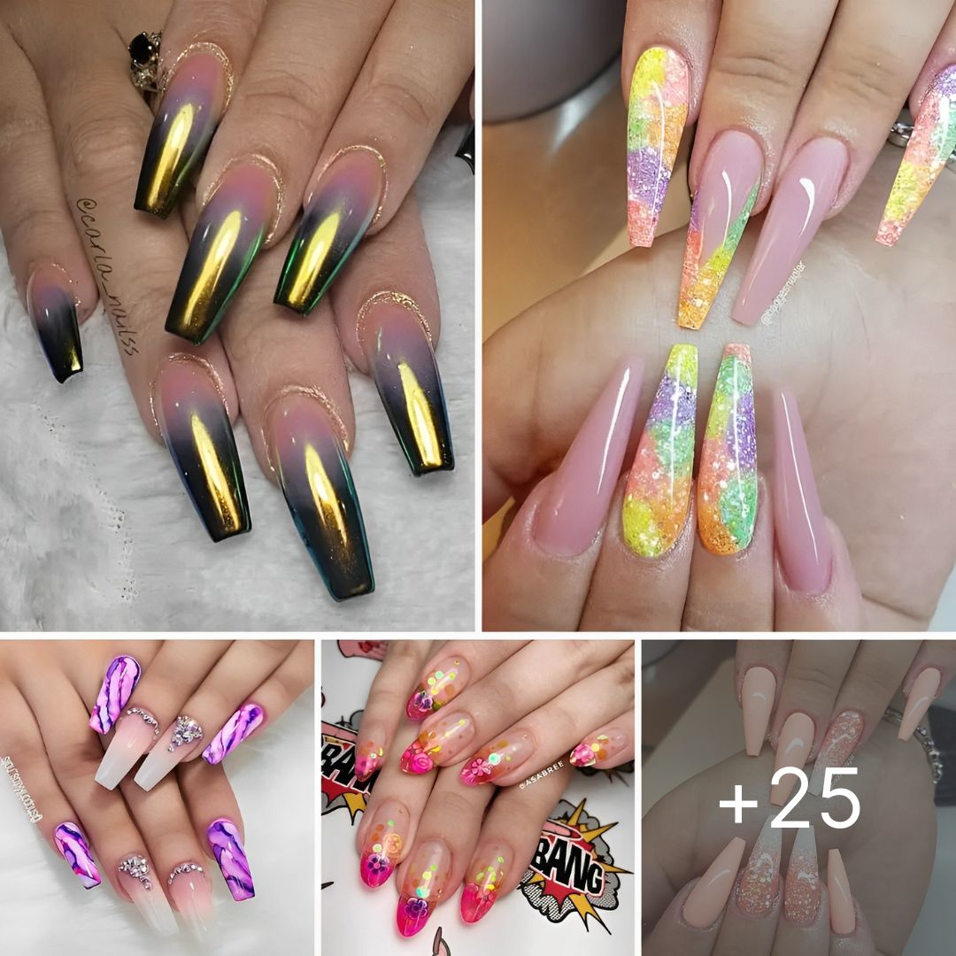 25 Cool Long Nail Designs that Are Easy to Create