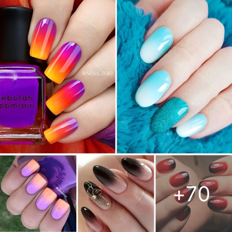 70+ Glam Ideas For Ombre Nails Plus Tutorial