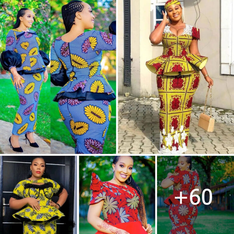 60 Customized Gowns, Skirt And Blouse Combination Styles, And jumpsuits Ladies Can Rock This Week