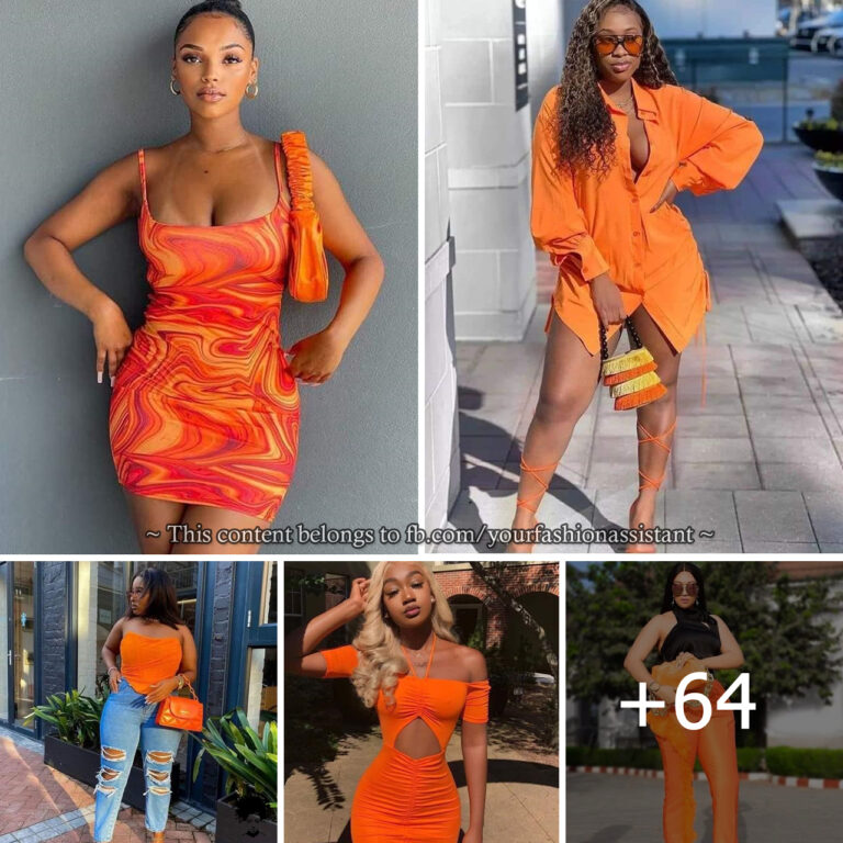 Bold ι̇n Orange: Women’s Perfect Combι̇natι̇onѕ for a Sι̇zzℓι̇ng Statement!