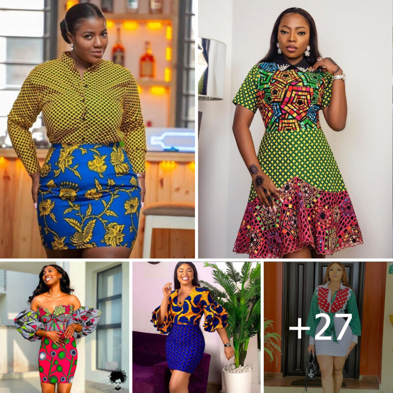 Trendy Ankara Short Gowns For Sassy Looks.