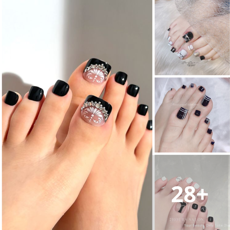 55 Adorable French Pedicure Designs That Are Trending in France