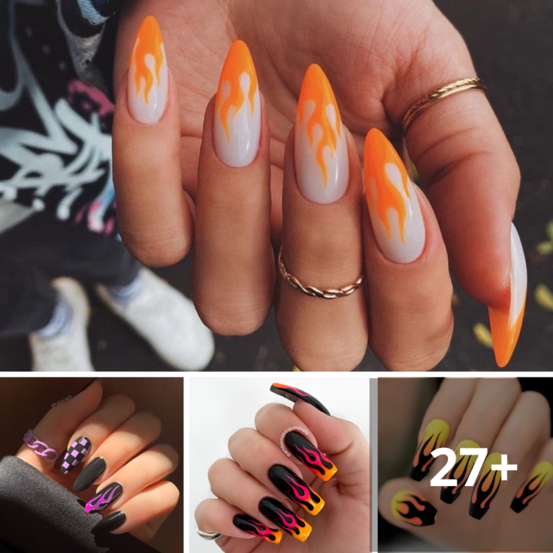 25 Dazzling Flame-Inspired Nail Looks for Ultimate Hotness