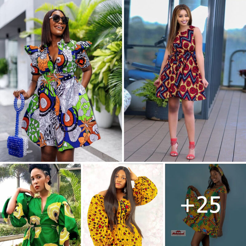 20+ Cute Ankara Short Dress Styles To Consider.
