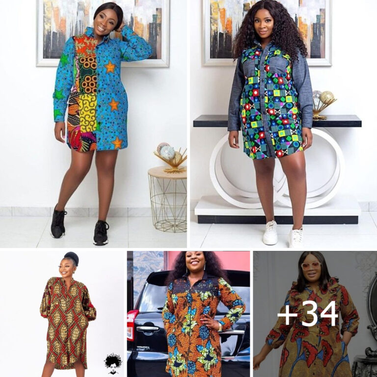 Ankara Shirt Dresses: Timeless Elegance for Your Contemporary Wardrobe