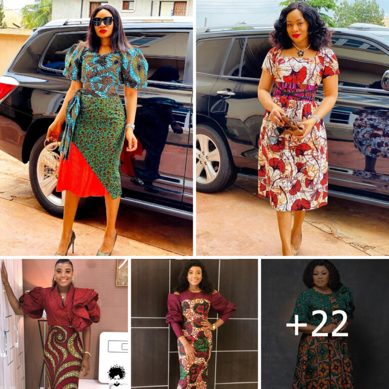Smart Ankara Styles For Female Ceo’s And Working Wives And Moms.