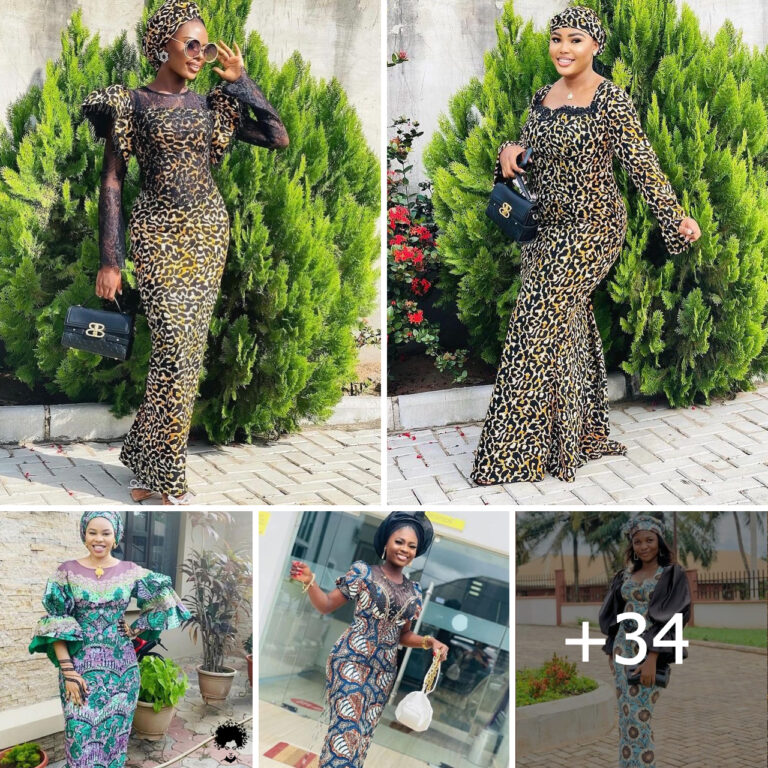 34 Beautiful Ankara Long Gown Styles You Should Try Out.