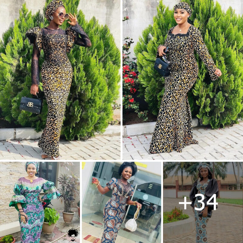 34 Beautiful Ankara Long Gown Styles You Should Try Out.