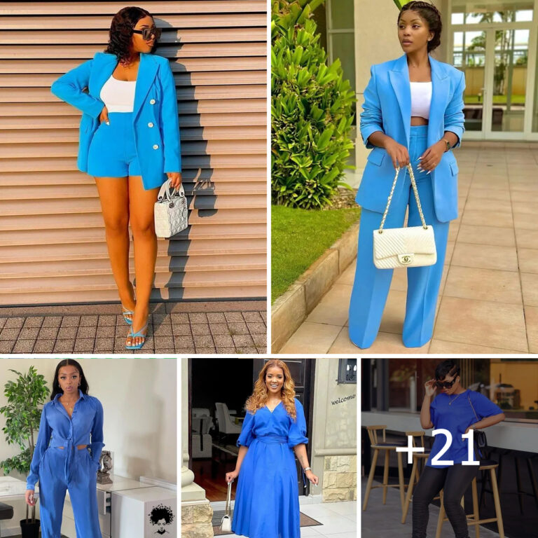 Blue bliss: Fashionable outfit combinations for women who love to embrace shades of blue in their style