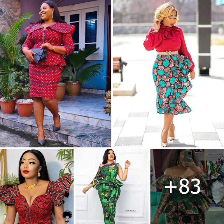 Chic and Elegant Ankara Skirt and Blouse Styles for a Trendy Look