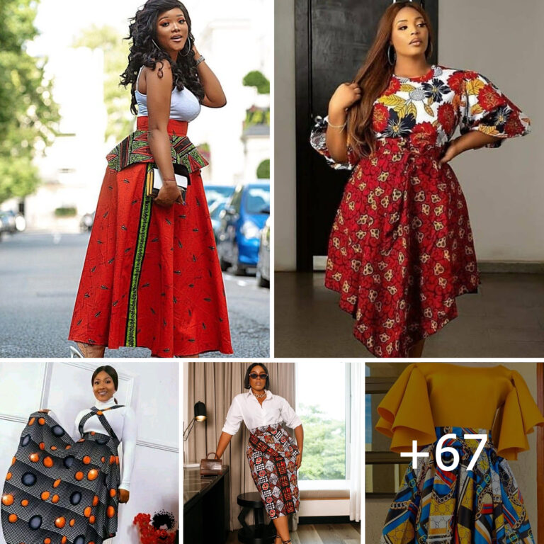 67+ Latest Ankara Skirts Styles 2024
