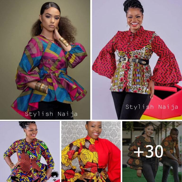 Unleash Your Fashion Sense: Ankara Tops That Perfectly Complement Your Trousers!