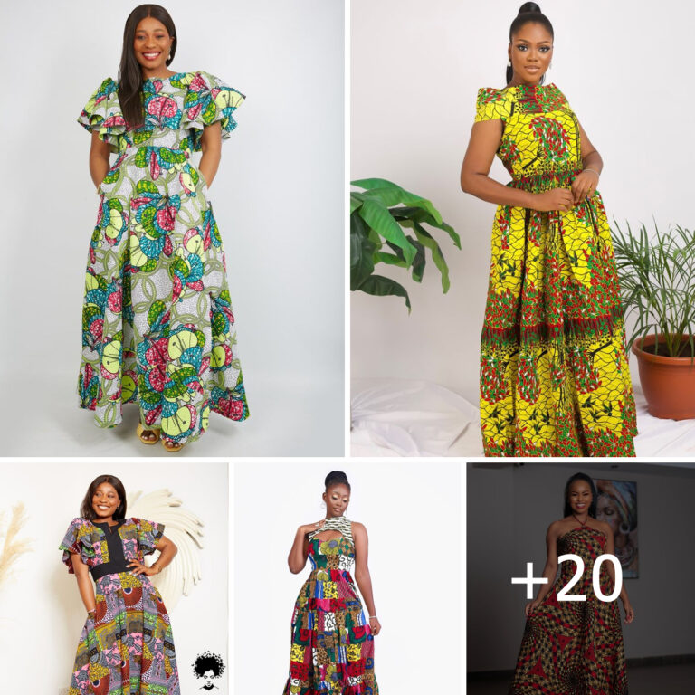 Amazing Ankara Maxi Gown Styles For Classy Looks.