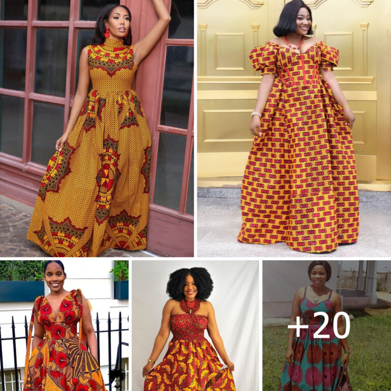 Trendy And Beautiful Ankara Maxi Gown Styles You Should Consider.
