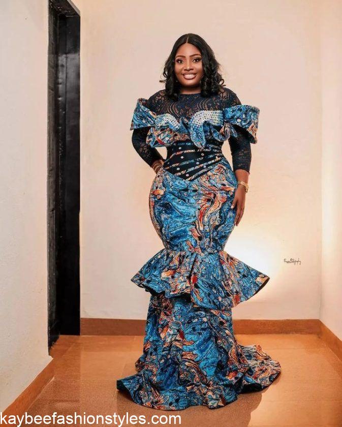 Best Ankara Long Gown Styles for Ladies