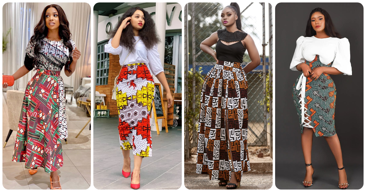 The Most Recent Styles of Ankara Skirts You Should See