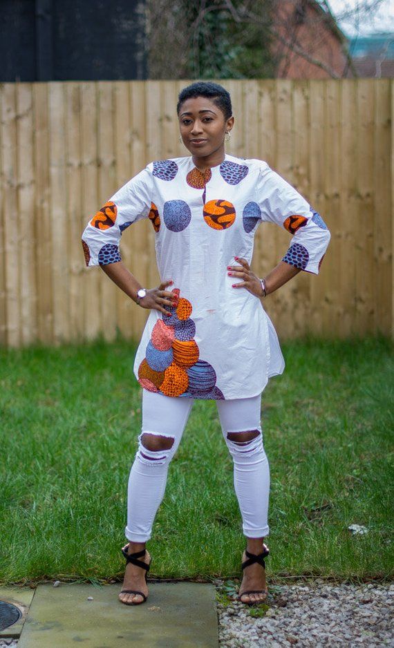 Ankara Tunic Dress For Ladies In 2020