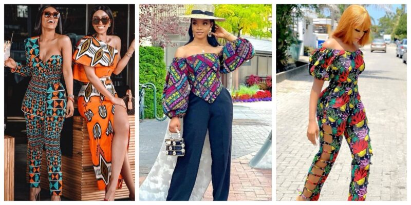 Elegant Ankara trousers ensemble for summer 2024