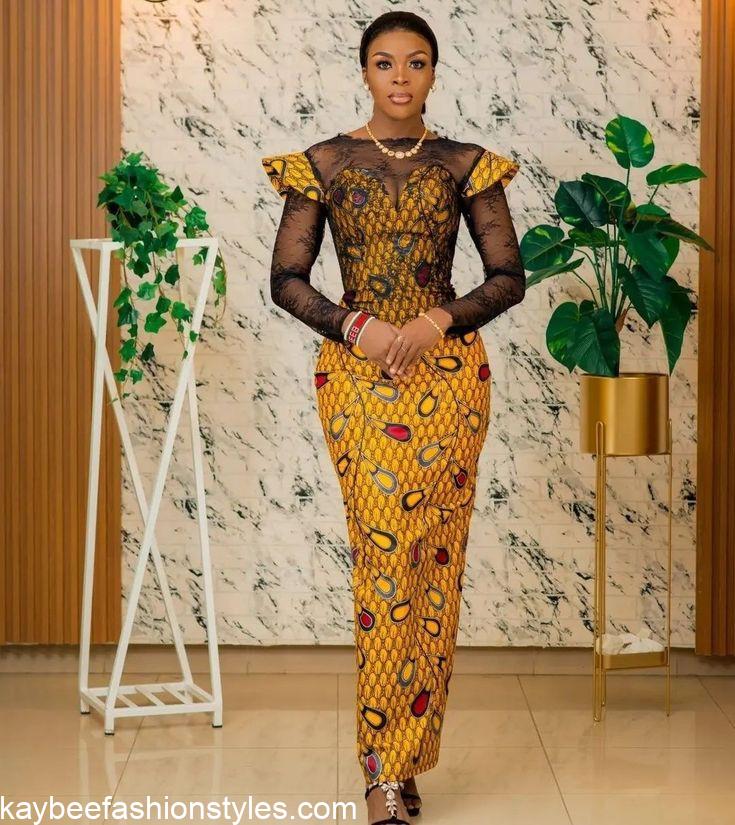 Best Ankara Long Gown Styles for Ladies