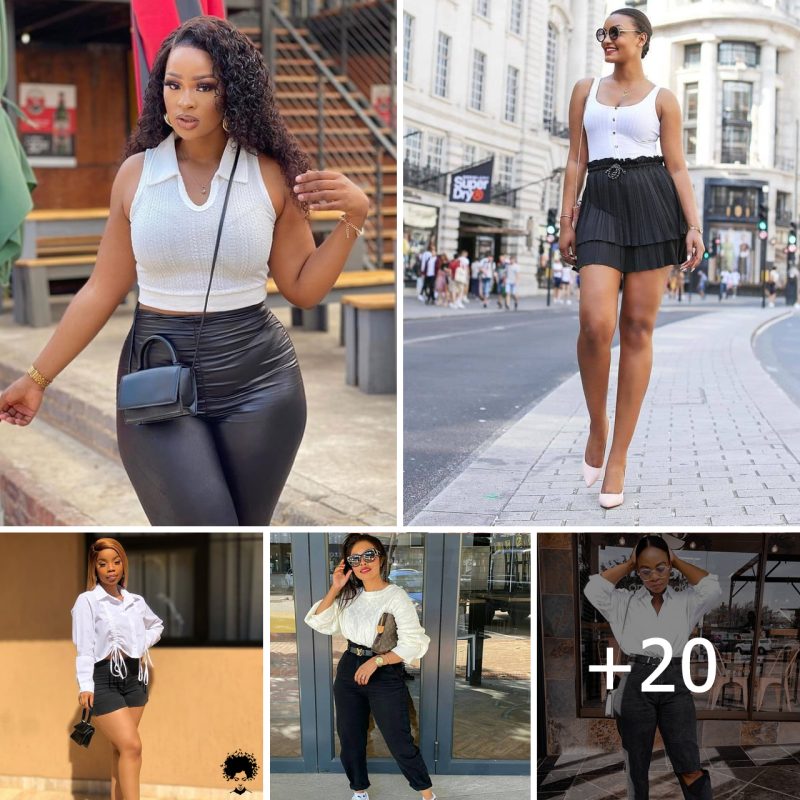 20 Ways To Rock Black And White Outfits For Women