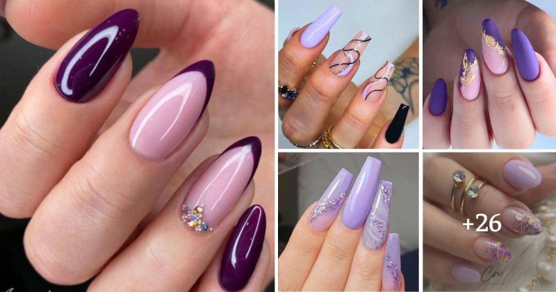 30 Elegant Purple Nail Designs That Are The Epitome Of Beauty